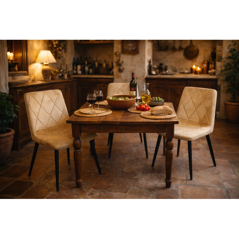 Cadeira Ópera Areia – Elegância Escultural