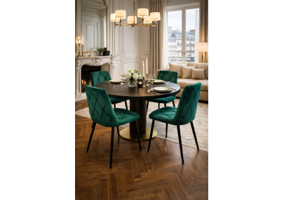 Chaise Opéra Tsarine – Velours Émeraude