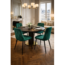 Chaise Opéra Tsarine – Velours Émeraude