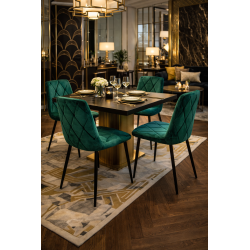 Chaise Opéra Tsarine – Velours Émeraude