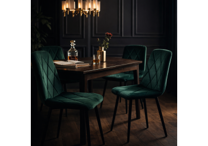 Chaise Opéra Tsarine – Velours Émeraude