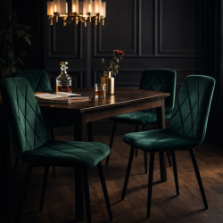 Silla Ópera Zarina – Terciopelo Esmeralda