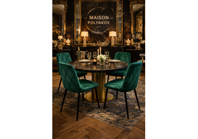 Chaise Opéra Tsarine – Velours Émeraude