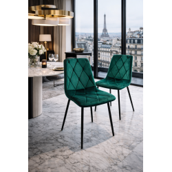 Chaise Opéra Tsarine – Velours Émeraude