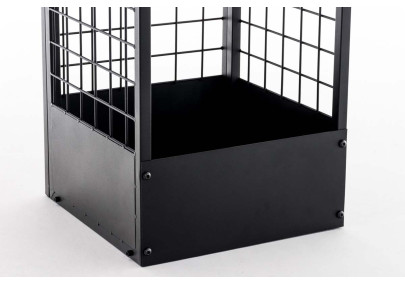 Range-bûches Forrest 40x40x120 noir