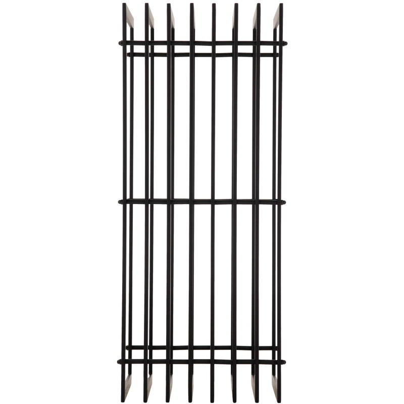 Râtelier à bûches Irving 40x50x100 noir mat