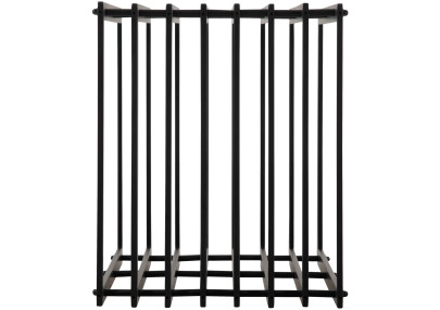 Râtelier à bûches Irving 40x50x100 noir mat