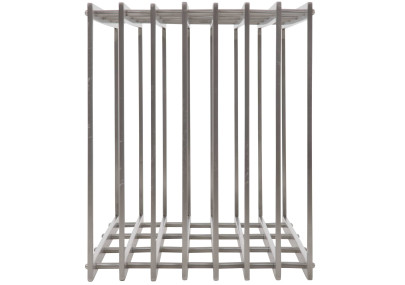 Râtelier à bûches Irving 40x50x100 en acier inoxydable