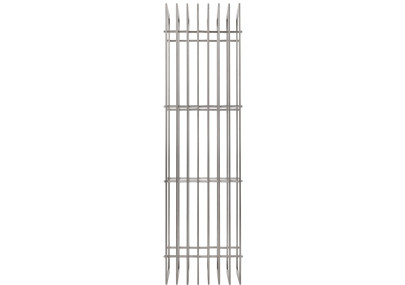 Râtelier à bûches Irving 40x50x150 en acier inoxydable