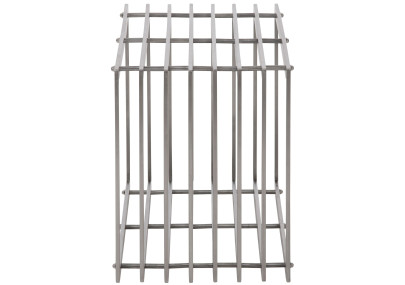 Râtelier à bûches Irving 40x50x150 en acier inoxydable