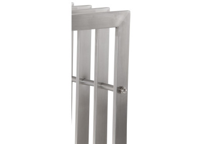 Râtelier à bûches Irving 40x50x150 en acier inoxydable