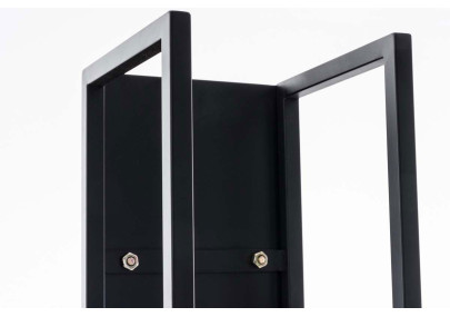 Porte-bûches Spark 80 noir mat