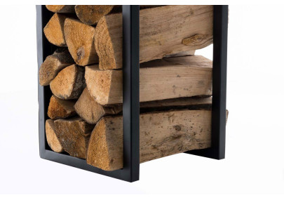 Porte-bûches Spark 100 noir mat