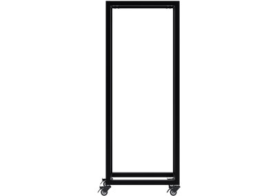 Range-bûches Hilta 25x40x100 cm noir