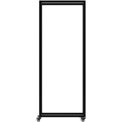 Range-bûches Hilta 25x60x150 cm noir