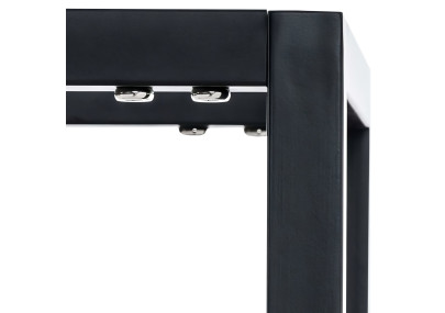 Range-bûches Hilta 25x60x150 cm noir