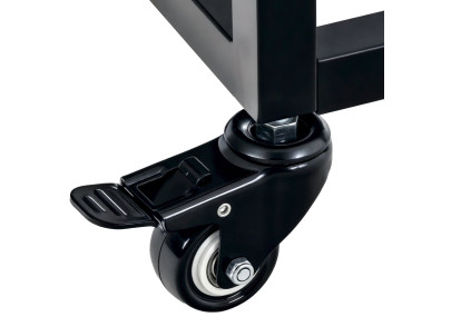 Range-bûches Hilta 25x80x150 cm noir