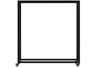 Range-bûches Hilta 25x100x100 cm noir