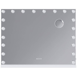 Miroir de maquillage Norlina sans Bluetooth blanc