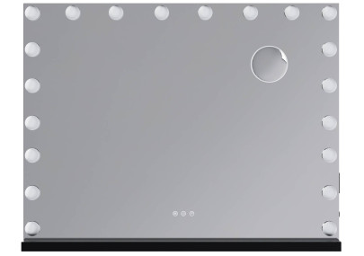 Miroir de maquillage Norlina sans Bluetooth noir