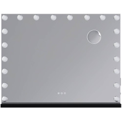 Miroir de maquillage Norlina sans Bluetooth noir