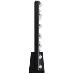 Miroir de maquillage Norlina sans Bluetooth noir