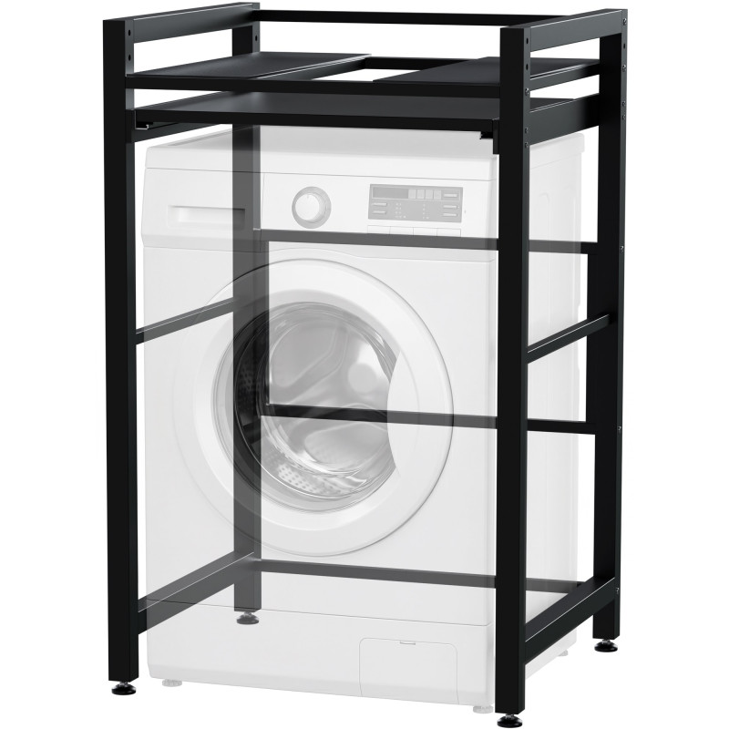Étagère pour machine à laver Alara noir