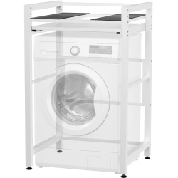 Étagère pour machine à laver Alara blanc