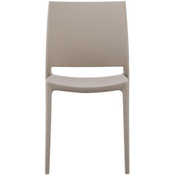 Ensemble de 2 chaises Meton taupe