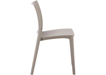 Ensemble de 2 chaises Meton taupe