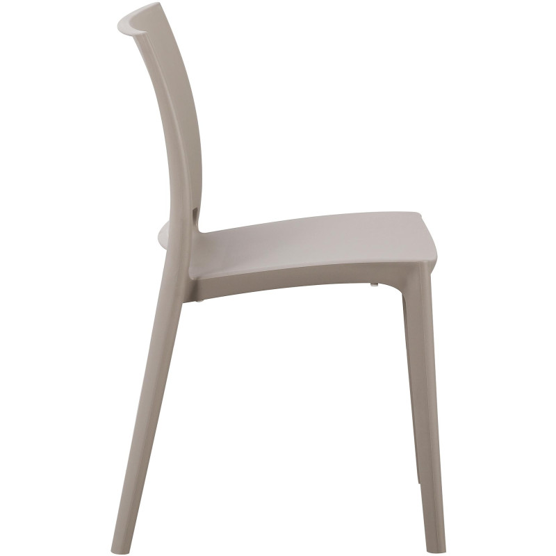 Ensemble de 2 chaises Meton taupe