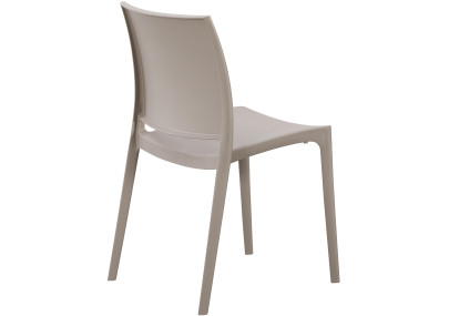 Ensemble de 2 chaises Meton taupe