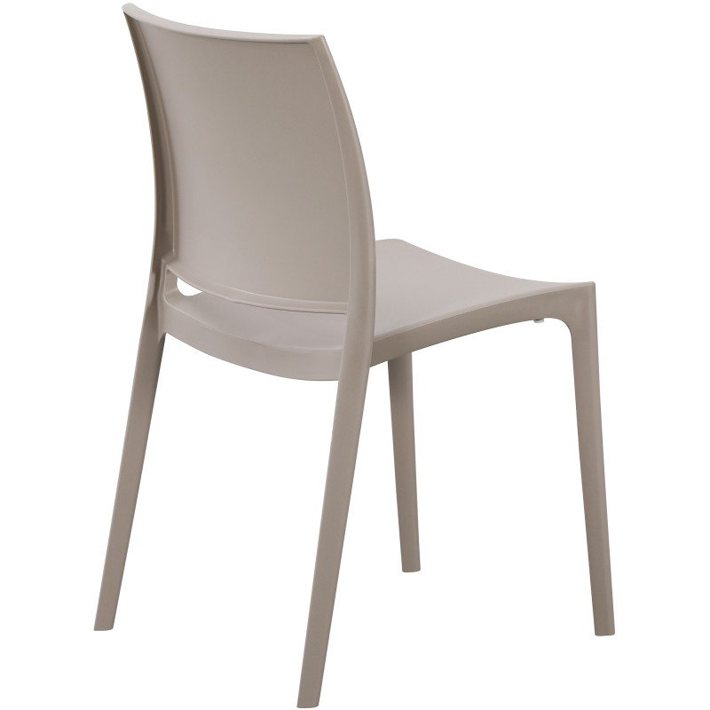 Ensemble de 2 chaises Meton taupe
