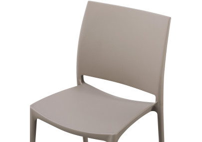 Ensemble de 2 chaises Meton taupe