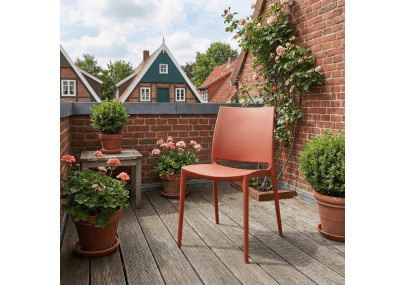 Ensemble de 2 chaises Meton terre cuite
