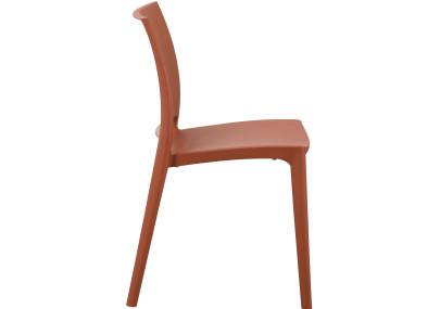 Ensemble de 2 chaises Meton terre cuite