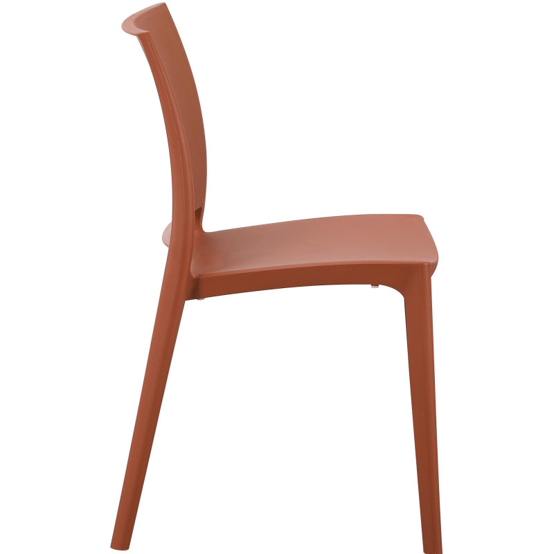 Ensemble de 2 chaises Meton terre cuite