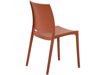 Ensemble de 2 chaises Meton terre cuite