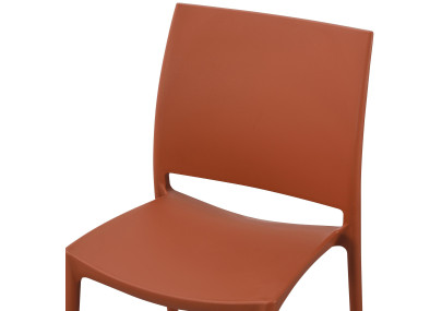 Ensemble de 2 chaises Meton terre cuite