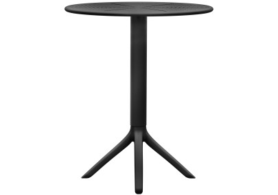 Ensemble de mobilier de jardin Torin avec 2 chaises noir
