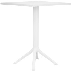 Ensemble de mobilier de jardin Norva avec 2 chaises blanc