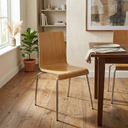 Ensemble de 4 chaises visiteurs Gahanna nature
