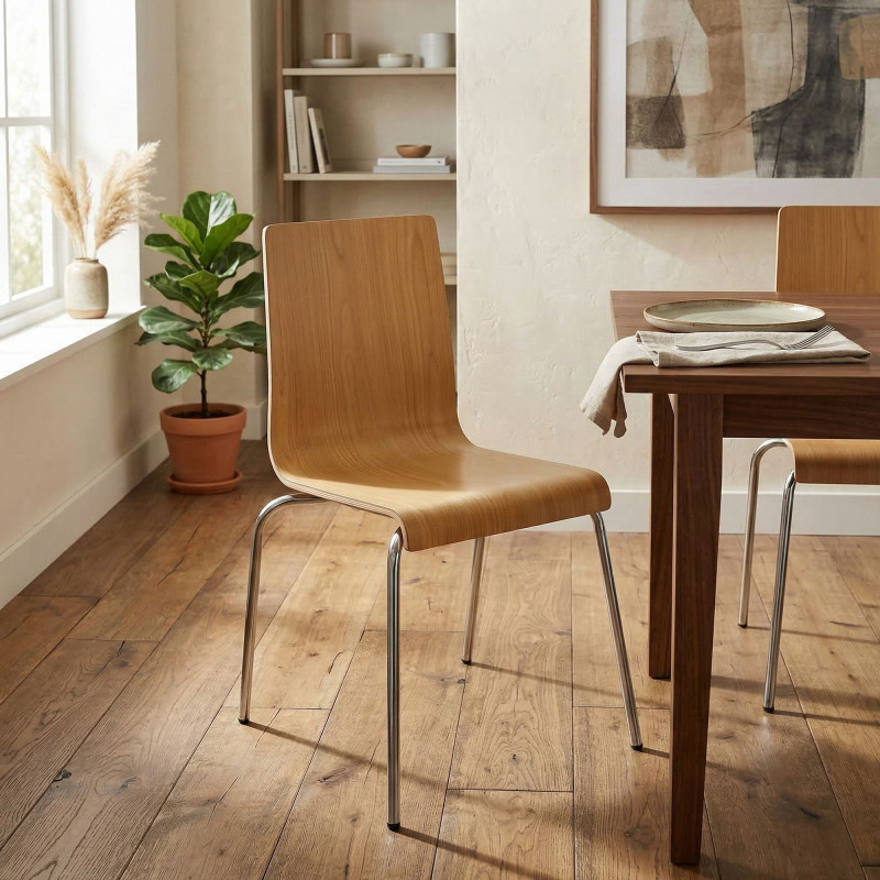 Ensemble de 4 chaises visiteurs Gahanna nature