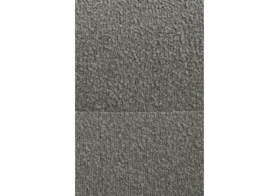 Ensemble de 2 chaises de salle à manger Merlinda en tissu Teddy gris
