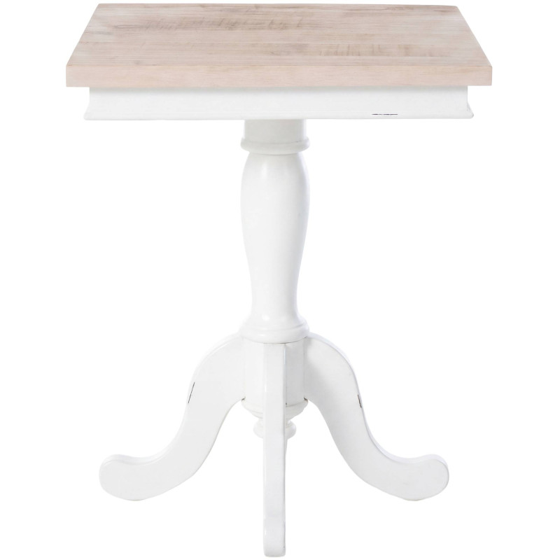 Table d'appoint Lorne 50 naturel/blanc