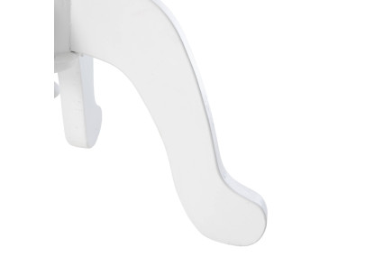 Table d'appoint Lorne 50 naturel/blanc