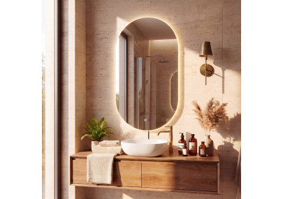Miroir de salle de bain Barbora 60x90 cm
