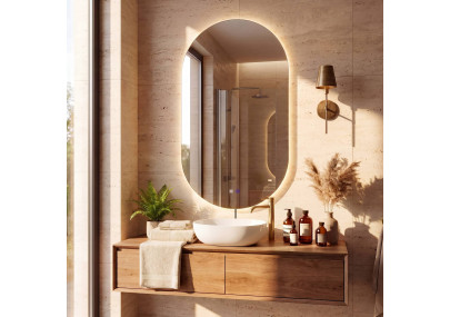 Miroir de salle de bain Barbora 60x100 cm