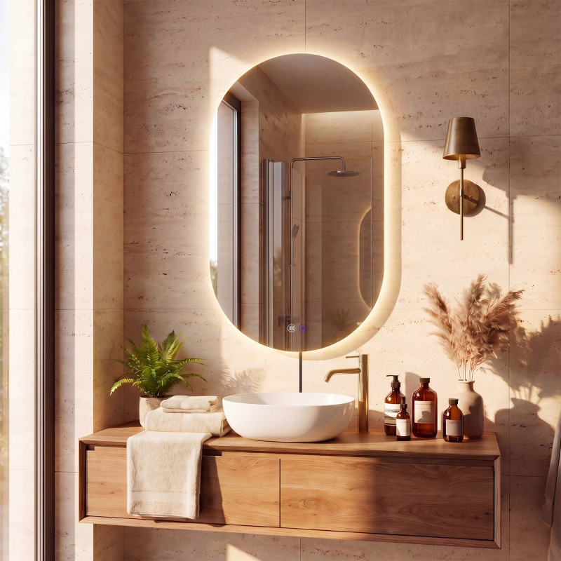 Miroir de salle de bain Barbora 50x80 cm