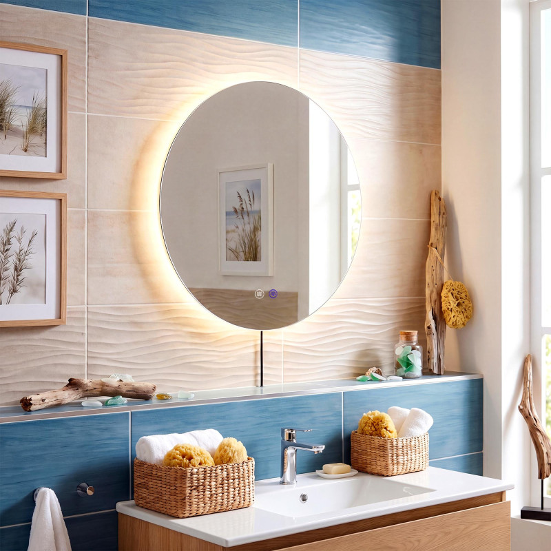 Miroir de salle de bain Vendula 60 cm